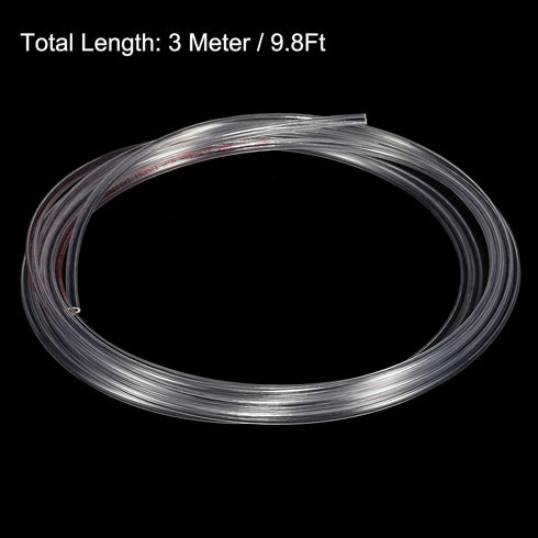 Pneumatic Tubing - Polyurethane Air Compressor Hose Pipe, Apply to Air Line Transfer (4mm OD 2.5mm ID, 10Ft, Clear)......