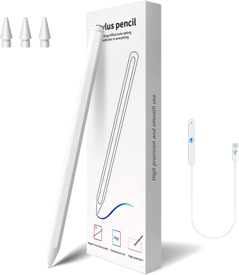 Stylus Pen for iPad with Magnetic Wireless Charging, Fast Charge 2nd Generation Apple iPad Pencil Compatible with iPad Air 3/4/5, iPad Mini 5/6, i...