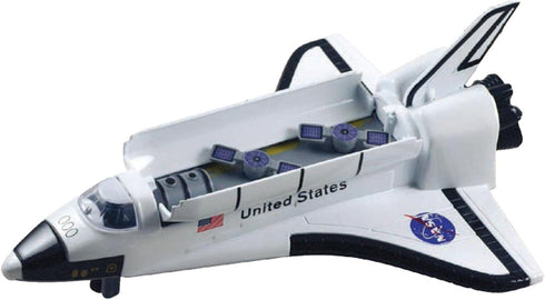Planes 7" Die-cast Metal Space Shuttle with Pull Back n Go Action....