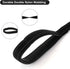 Short Dog Leash with Padded Handle, Double Webbing Nylon Reflective Pet Leashes Pet Leash for Walking Training (Black)...