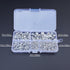 Silvery Rondelle Glass Beads for Jewelry Making, Faceted Briolette Crytal Spacer Beads for Bracelet Necklace Earring (2mm 4mm 6mm 8mm 10mm Mixed S...