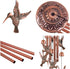 Outdoor Hummingbird Wind Chimes Decor, Hummingbird Wind Catcher, Mobile Metal Hummingbird Wind Bells for Home, Room, Yard, Patio, Festival, Garden...