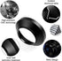 58mm Wide Angle Lens Hood,Universal Metal Lens Hood Sunshade with Centre Pinch Lens Cap for Canon Nikon Sony Pentax Olympus Fuji Camera +Microfibe...