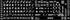 English US Large Letters Keyboard Stickers Matte Non Transparent Black Background (Upper CASE) by 4Keyboard...