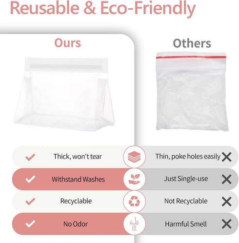PACKISM Leak Proof Clear Toiletry Bag - Sealed TSA Approved Toiletry Bag with Reinforced Seams, Reusable and Easy to Clean, Clear Travel Bags for ...