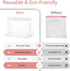 PACKISM Leak Proof Clear Toiletry Bag - Sealed TSA Approved Toiletry Bag with Reinforced Seams, Reusable and Easy to Clean, Clear Travel Bags for ...