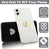 Flutesan 12 Pcs Phone Charm Hook Phone Charms Adhesive Metal Finger Grip Cell Finger Ring Loop Stand for DIY Hanging Round and Heart Holder Cute K...
