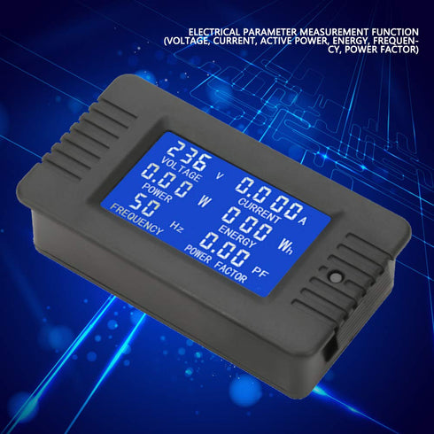 Oumefar PZEM-022 LCD Digital Display Power Energy Panel Digital AC KWh Tester Volt Amp Meter with Closed Type CT 100A for Industry...