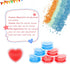 Sonsage 48Pcs DIY Diamond Art Painting Wax,Red and Blue Heart Shaped Glue Clay,DIY 5D Paint with Dimond Storage Glue Embroidery Accessories Tools ...