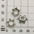 iloveDIYbeads 60pcs Mixed Antique Silver Bronze Gold 3D King Crown Loose Spacer Bead,Craft Supplies Crown Charms for Jewelry Making Accessory Find...
