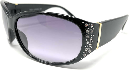 (TM - Women's Designer Inspired Rhinestone Sunglasses...
