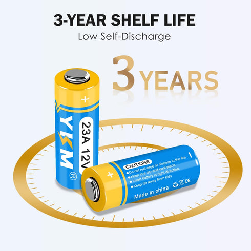 23A 12 Volt Battery A23 MN21/23 L1028f 12V Alkaline Battery for Ceiling Fan Remote Garage Door Opener 5 Pack...
