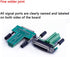 1PCS DB25 Solderless RS232 D-SUB Serial to 25-pin Port Terminal Female Adapter Connector Breakout Board with Case Long Bolts Nuts (Female)...