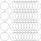 1 Box 200Pcs Round Beading Hoops Small Wine Glass Charm Rings Silver Brass Open Hoops Hypoallergenic Dangle Circle Hoop Earring Findings for Jewel...