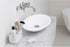 Brabantia Renew Bathroom Caddy (White) - Compartments for Toothbrushes, Toothpaste, Soap etc - Nonslip Base and Drainage Holes...