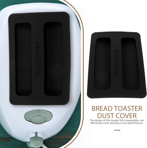 Luxshiny 2 Slice Toaster Cover Silicone Bread Maker Cover Lid Toaster Machine Cover Appliance Cover Toaster Dust Cover And Fingerprint Protection ...