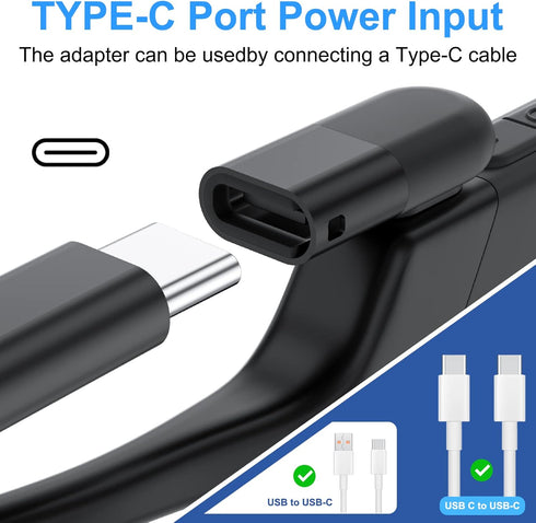 ANMONE USB C Shokz Charging Cable Adapter (3 Pack) Type c Charger Cable to Aftershokz Magnetic Converter Compatible with Shokz Aeropex, OpenRun, O...