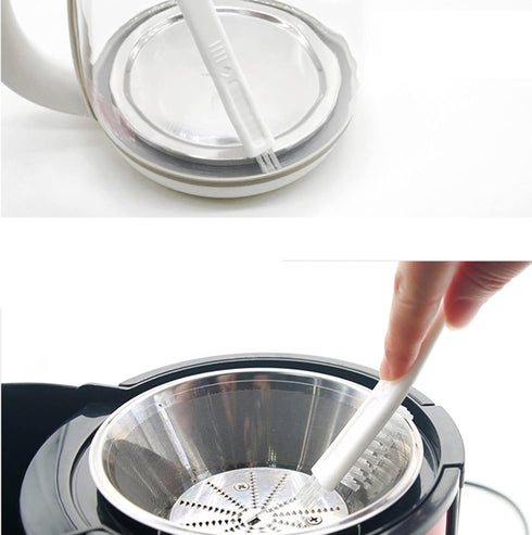 3 PCS Fruit Juicer Machine Clean Brush, Soy Milk Maker Clean Brush, Crevice Cleaning Tool Set for Toaster Sink Tile Grout Grater Seafood, Small Cl...
