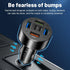 66W Multi-Port USB C Car Charger, PD&QC3.0 Super Fast Charger Cigarette Lighter Plug Adapter for iPhone/Android/Samsung/iPad Pro and More......