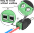 VCE 12V DC Power Connector, 5.5mm x 2.1mm DC Power Plug, 5 Pcs Male and 5 Pcs Female DC Connectors for LED Strip, CCTV Security Camera, Outdoor Ca...
