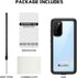 Lanhiem for Samsung Galaxy S20 Case, IP68 Waterproof Dustproof Shockproof Case with Built-in Screen Protector, Heavy Duty Full Body Protective Cov...