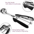 Ice Cream Scoop, 18/8 Stainless Steel Cookie Scoop, Cookie Scoops for Baking, 2 Tbsp/ 30 ml/ 1 oz Cookie Dough Scoop, Ice Cream Scooper with Trigg...