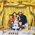 KatchOn, XtraLarge Gold Fringe Curtain Backdrop - 8x3.2 Feet, Pack of 2 Gold Streamers Party Decorations | Gold Foil Curtain for Gold Party Decora...
