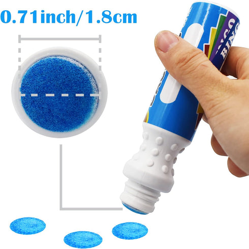 Yuanhe Bingo Daubers Dot Markers Mixed Colors Set of 12 Pack...