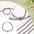PH PandaHall 5.5 Yard 3mm Round Folded Bolo PU Braided Leather Cord Bolo Tie for Necklace Bracelet Jewelry Making Brown...