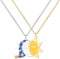 huiphong Sun and Moon Friendship Necklace for Kids Men Women and Fans...