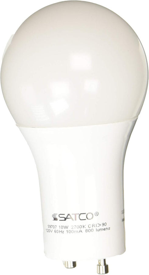 Satco S9707 GU24 Light Bulb Finish, 4.31 inches, Frosted White...