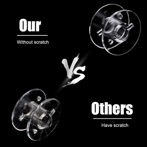 50 Pcs Bobbins, Plastic Bobbins for Sewing Machine, Sewing Bobbins with Bobbin Case, Bobbin for Sin-ger/Bro-Ther, Bobbins for Singer Sewing Machin...