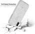 Compatible with iPhone Xs Max Case, Women Glitter Shells Foil Sparkle Hard Back Cover with TPU Bumper Protective Phone Bling Case for iPhone Xs Ma...