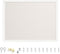 OWLKELA 12"x16" inch Bulletin Board with Linen, White Wood Style Frame, with 10 Pushpins, Linen Cork Board, Ideal for School, Home & Office...