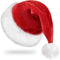 RJVW Christmas Santa Hat for Adults, Unisex Velvet Classic Holiday Santa Claus Hat for New Year Party Headwear...
