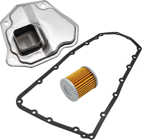 31728-1XF03 Transmission Oil Filter with Gasket CVT Auto Transmission Filter Kit Replacement for Nissan 2007-2017 Altima Juke Nv200 Rogue JF011E...