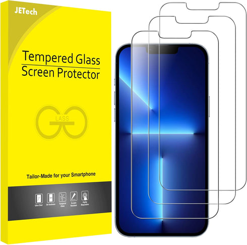 JETech Screen Protector Compatible with iPhone 13 Pro Max 6.7-Inch, Tempered Glass Film, 3-Pack......