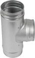 4'' Inch Duct Splitter to 90° Degree 4" Inch Branch for Exhaust Fan, Dryer Vent Hose - 3 Way Duct Hose Connector, T Shape, T Joint Metal, Ducting ...