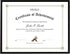 Golden State Art, 8.5x11 Picture Frame Certificate Document Frames with High Definition Real Glass, Wall & Tabletop Degree Frame for 8.5 x 11 Dipl...