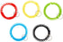 Juvale 50 Pack Spiral Coil Wrist Keychains - Stretchy Wristband Bracelet Key Rings (5 Assorted Colors)...