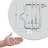 Electric Fence Poly Tape Splicer, Polytape Buckle, Polytape Splicer, Fencing Polytape Connectors (10 Pack), Silver...