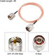 uxcell UHF (PL259) Male to N-Type Male Antenna Cable RG316 Coax Cable 4 Ft for Antenna Analyzer Ham Radio Transceiver...