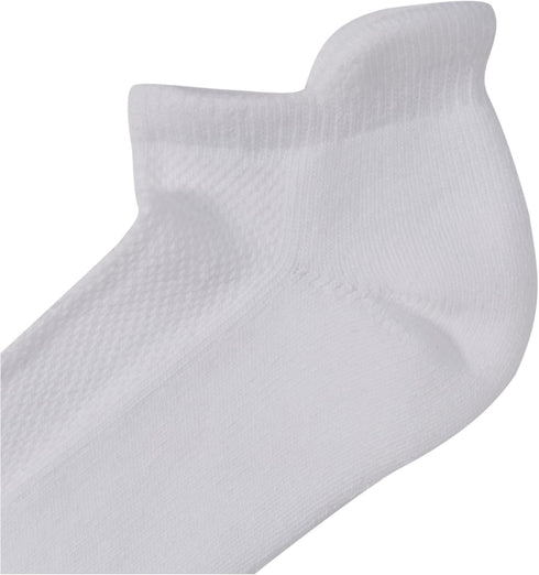 No Nonsense Women's Soft and Breathable Cushioned No Show Socks-Moisture-Wicking-with Back Tab, White-9 Pair Pack, 4-10...