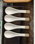 123Arts 4pcs Ceramic Japanese Retro Soup Spoons Dessert Spoons...