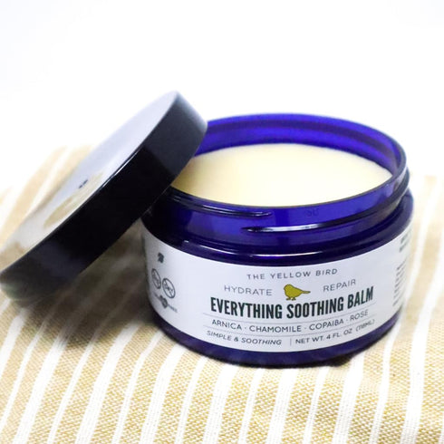 Yellow Bird Natural Soothing Foot & Body Balm - Everything Skin Moisturizer, Organic Itch Relief Cream, Baby Diaper balm, Soothing Gentle Moisturi...