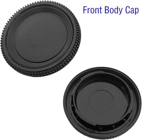 Nikkor Rear Lens Cap + Camera Body Cover for Nikon D7500 D7000 D850 D810 D800 D750 D350 D600 D3500 D3400 D3300 D3200 D3100 D5600 D5500 D5300 D5200...