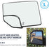 Left Driver Side Mirror Glass Heated Blind Spot Mirror Side Rear View Heated Convex Mirror Replacement for Ford F150 2015-2020...