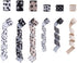 3 Rolls 1.5'' and 2.5'' Doggy Paw Print & Dog Ribbon(30 Yards), Lover Wired Edge Linen Ribbon,Stripes , Polka Dots Ribbons for Floral Arrangements...