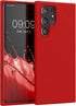 kwmobile Case Compatible with Samsung Galaxy S22 Ultra Case - TPU Silicone Phone Cover with Soft Finish - Classic Red...