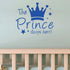 Maydahui 2 PCS Wall Sticker The Prince/Princess Sleep Here 12.6 Inch Little Crown Star Art Quotes Wall Decal Decor for Living Room Bedroom...